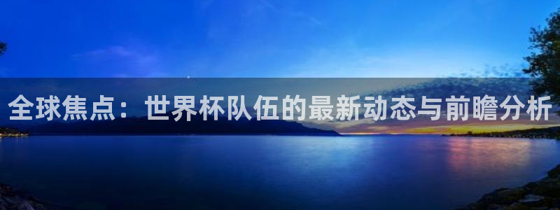 足球世预赛:全球焦点:世界杯队伍的最新动态与前瞻分析